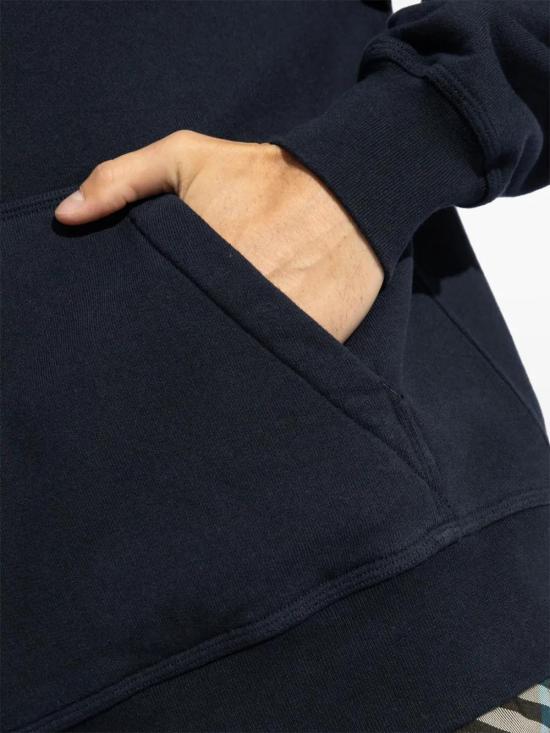  버버리 후드 티셔츠 8094610 navy - BURBERRY