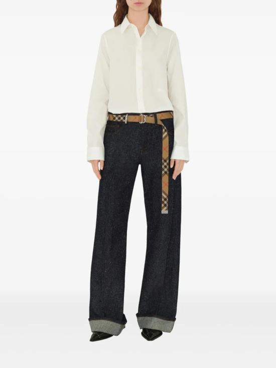  버버리 가죽 벨트 8109253 sand beige - BURBERRY