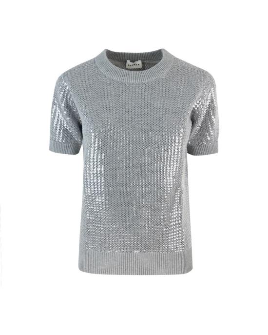 25SS 파로쉬 반팔 티셔츠 D540882COBALTO018 GREY - PAROSH