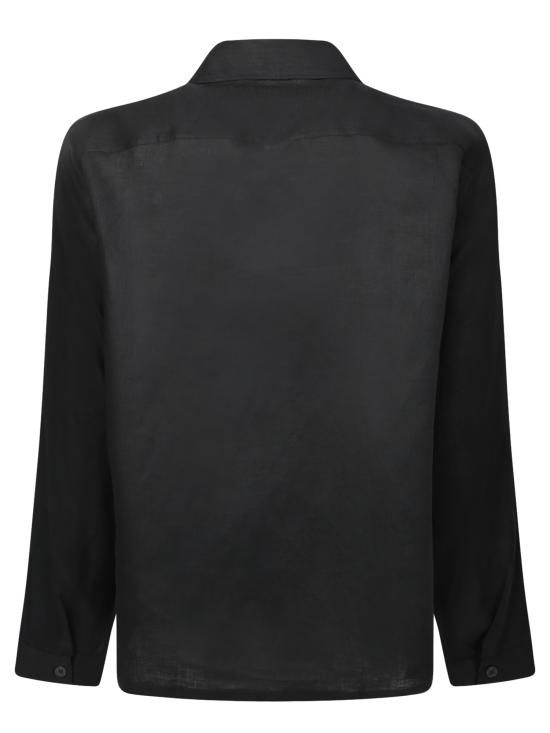 25SS 프라다 긴팔 셔츠 UCN441 14H4 F0002 Black - PRADA