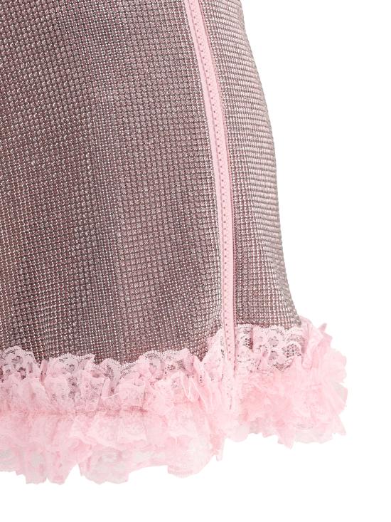 25SS 셀프 포트레이트 숏 스커트 SS25CK016SKAP PINK - SELF PORTRAIT