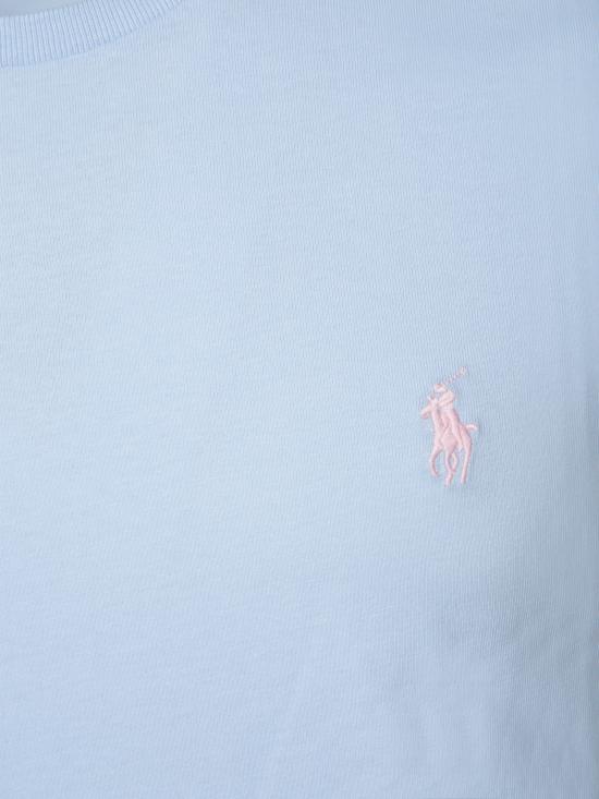 25SS 폴로 랄프로렌 포니로고 자수 반팔 티셔츠  710671438 418 Blue - POLO RALPH LAUREN