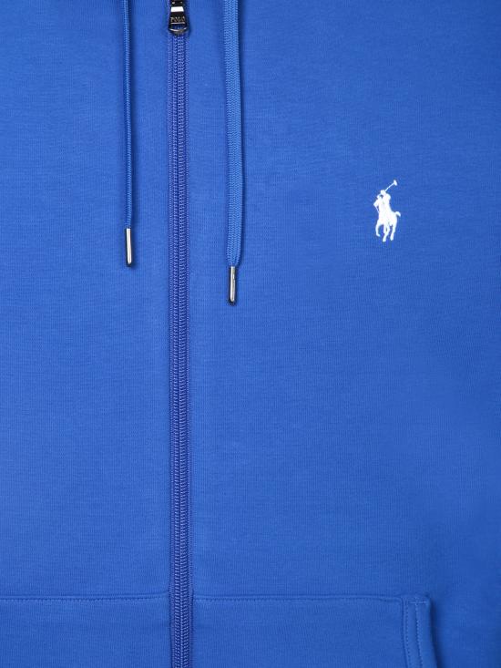 26FW 폴로 랄프로렌 더블 니트 후드 집업 710881517 012 Blue - POLO RALPH LAUREN