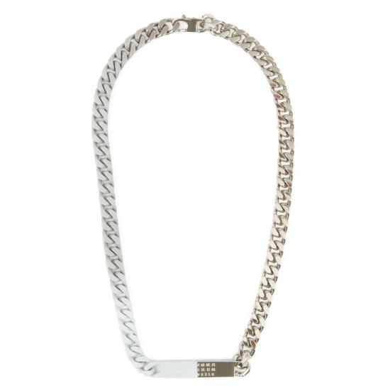 25SS MM6 메종마르지엘라 목걸이/팬던트 P8339 SM6UU0033 971 SILVER WHITE