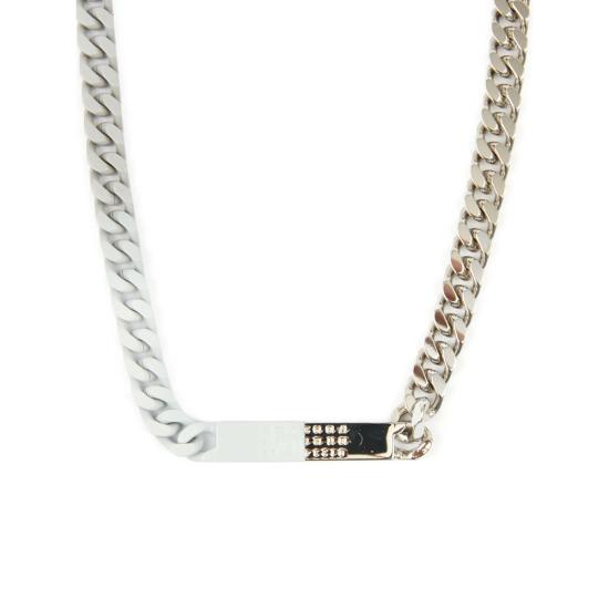 25SS MM6 메종마르지엘라 목걸이/팬던트 P8339 SM6UU0033 971 SILVER WHITE - MM6 MAISON MARGIELA