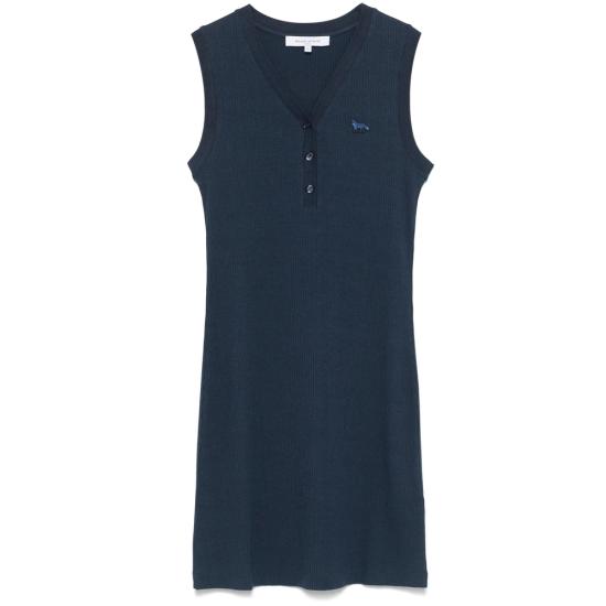 25SS 메종키츠네 롱 원피스 OW01618KJ0134 INBLU BLUE