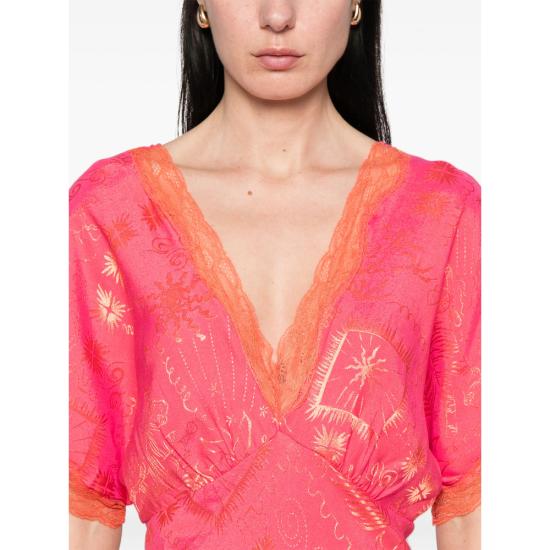 25SS Never Fully Dressed 롱 원피스 NFDDR1934 THEA PINK - OTHER BRANDS