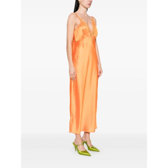 25SS Never Fully Dressed 롱 원피스 NFDDR1859 CATEANA ORANG ORANGE - OTHER BRANDS
