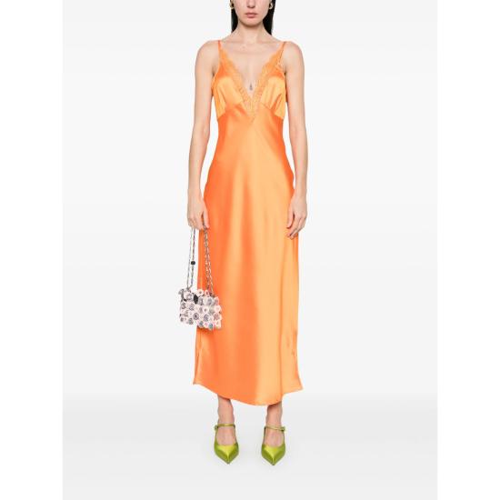 25SS Never Fully Dressed 롱 원피스 NFDDR1859 CATEANA ORANG ORANGE - OTHER BRANDS