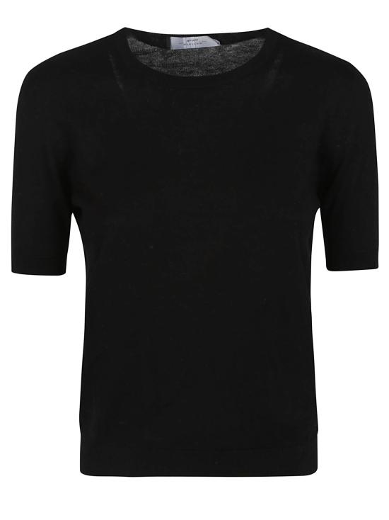 25SS 위켄드막스마라 반팔 티셔츠 2515361041600 BLACK