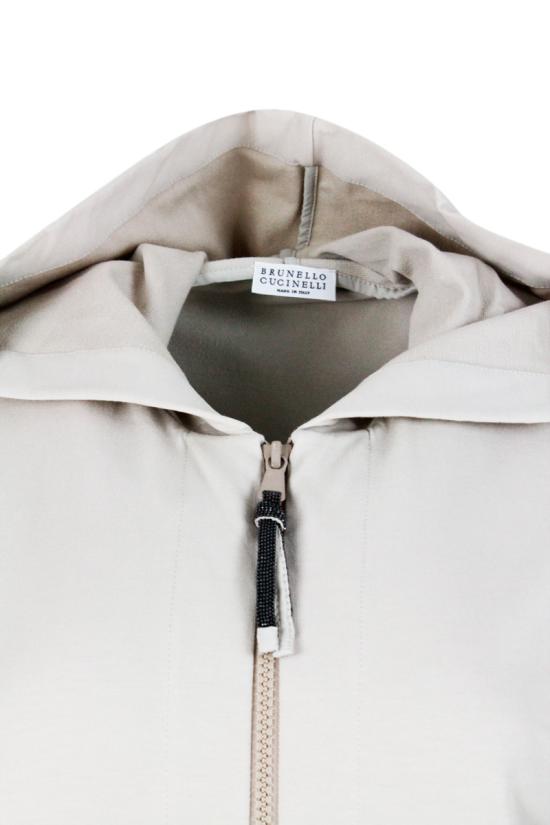 25SS 브루넬로 쿠치넬리 후드 티셔츠 MH827SA306 C8710 Beige - BRUNELLO CUCINELLI