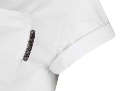 25SS 브루넬로 쿠치넬리 반팔 티셔츠 M0T18BB300 C159 White - BRUNELLO CUCINELLI