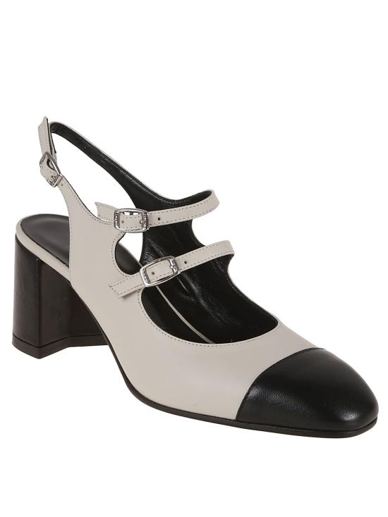 25SS 카렐 페리스 힐/펌프스 PAPAYA 332160 22 BEIGE BLACK - CAREL PARIS