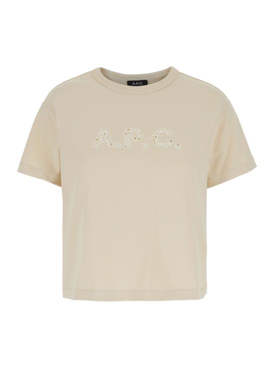 25SS 아페쎄 반팔 티셔츠 COHBQF26495AAE BEIGE DOM