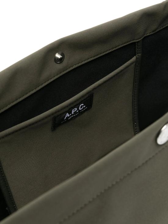 26FW 아페쎄 저널 로고 스몰 숄더백 PSAKR M67010 JAA KHAKI DOM - A.P.C.