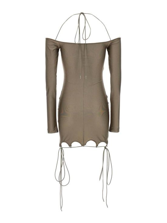  디 아티코 미디 스커트 238WCA229PA44390 Beige - THE ATTICO