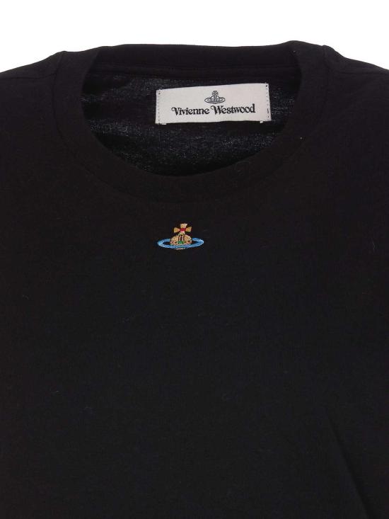  비비안웨스트우드 PERU 페루 ORB 반팔 티셔츠 3G010017J001MN401 Black - VIVIENNE WESTWOOD