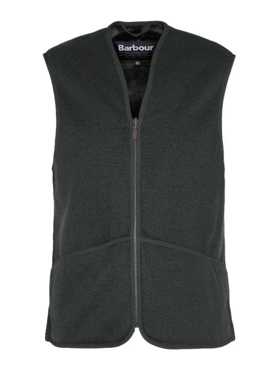  바버 웜 파일 웨이스트코트 집 인 라이너 MLI0004SG71 Light Green