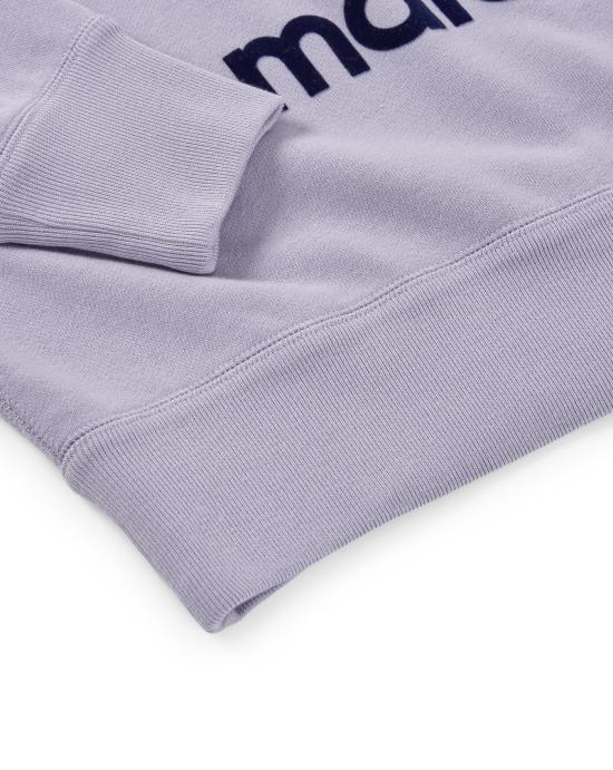 25SS 이자벨마랑 MOBY 모비 로고 스웨트셔츠 SW0003FAA1M07ELCDN LILAC DARK NAVY DOM - ISABEL MARANT