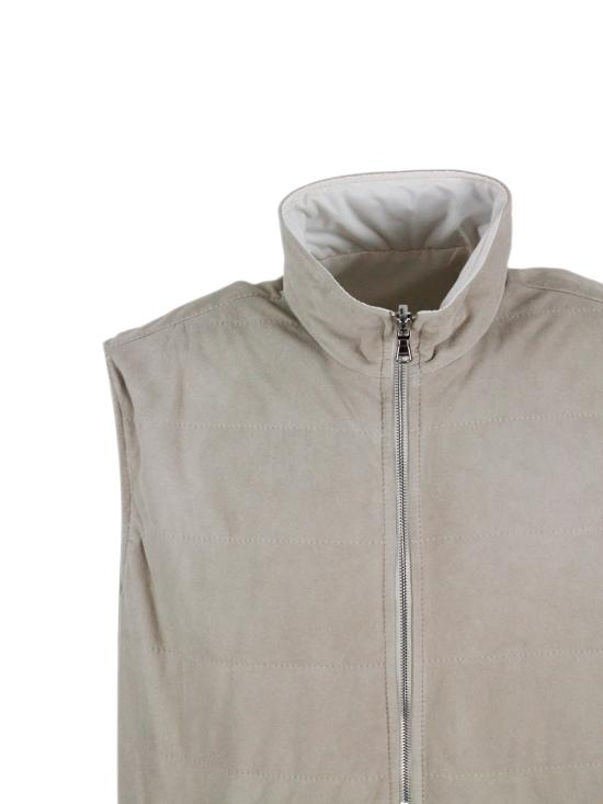 25SS 발바 베스트 KENT REV 48201 02 Beige - BARBA