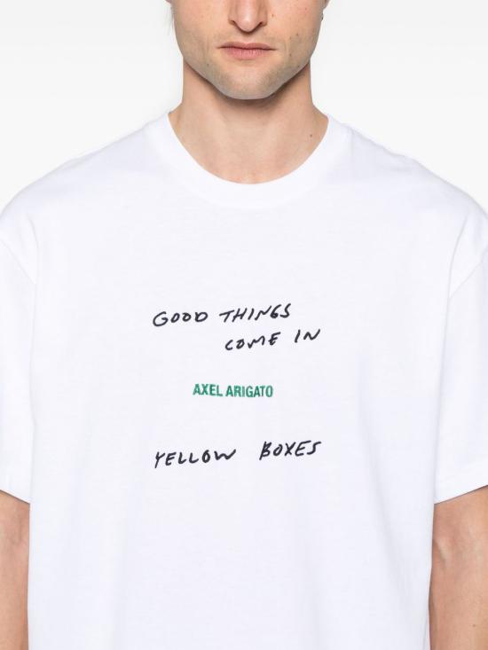 25SS 악셀 아리가토 반팔 티셔츠 A3007001WHITE DOM - AXEL ARIGATO