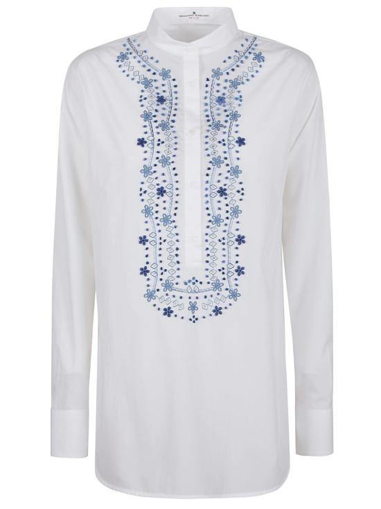 25SS 에르마노 설비노 블라우스 D462K336 QYK 10601 BRIGHT WHITE