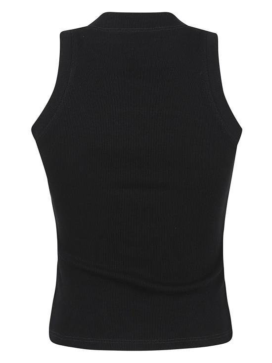 26SS 오프화이트 민소매 티셔츠 OWAD236C99JE R001 1001 BLACK WHITE - OFF WHITE