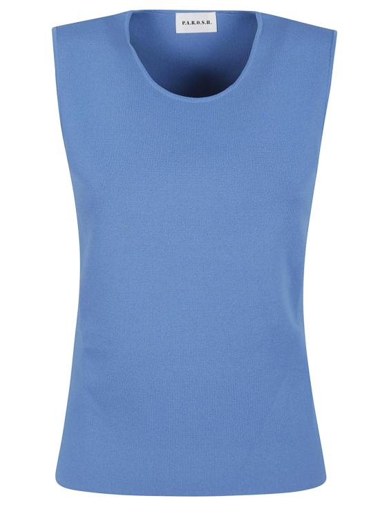 25SS 파로쉬 민소매 티셔츠 D510926 ROMA25 046 BLU CIELO BLUE