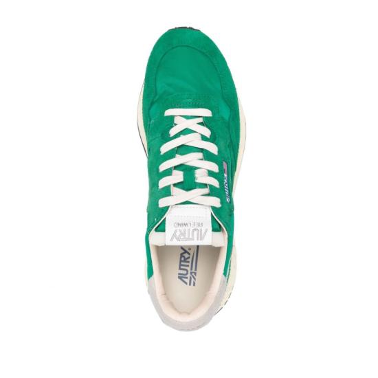  오트리 릴윈드 로우 나일론 스웨이드 스니커즈 WWLM NC03 GREEN DOM - AUTRY