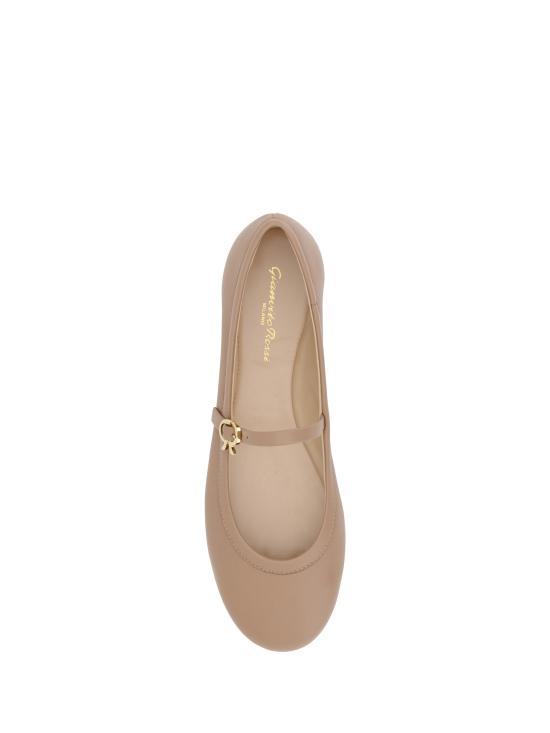 26SS 지안비토로시 플랫 슈즈 G2222305GOMNAP PRAL BEIGE - GIANVITO ROSSI