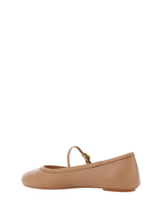 26SS 지안비토로시 플랫 슈즈 G2222305GOMNAP PRAL BEIGE - GIANVITO ROSSI