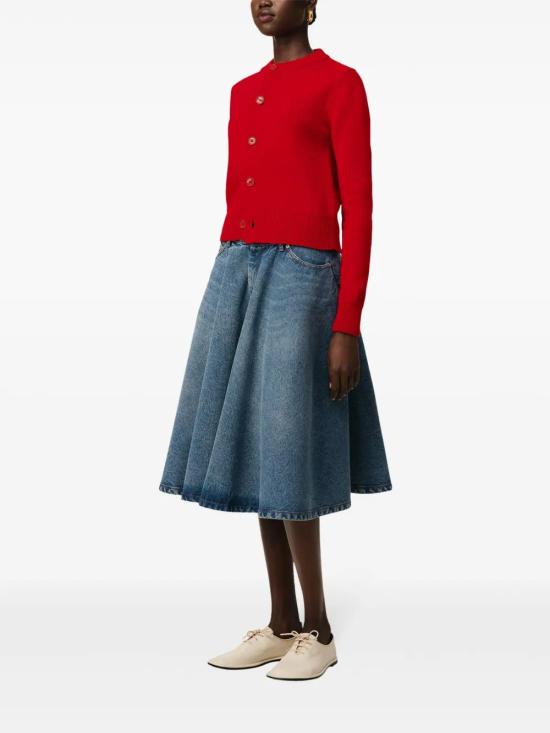  아미 가디건 E25FKC171KN0071 red - AMI