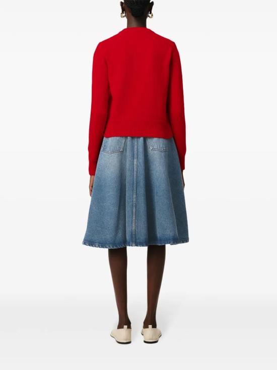  아미 가디건 E25FKC171KN0071 red - AMI