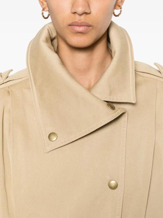  이자벨마랑 바이커 자켓 VE0438FAB4C02I beige - ISABEL MARANT