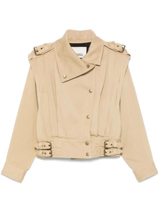  이자벨마랑 바이커 자켓 VE0438FAB4C02I beige