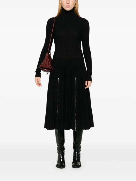  버버리 미디 원피스 8093683 black - BURBERRY