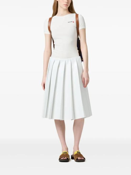  미우미우 반팔 티셔츠 MJN568SOOO166H - MIU MIU