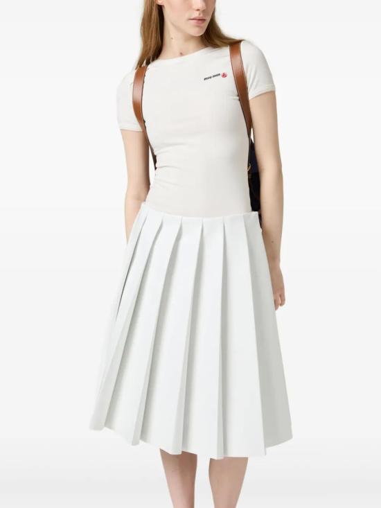  미우미우 반팔 티셔츠 MJN568SOOO166H - MIU MIU