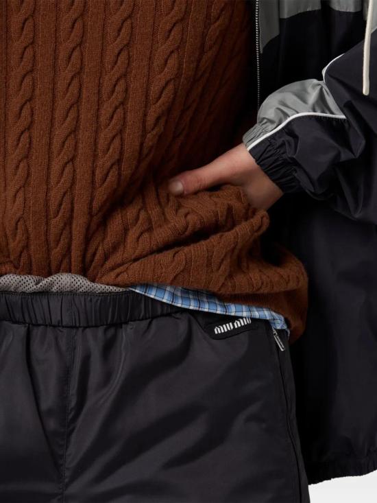  미우미우 숏팬츠 MP1880SOOO121G midnight blue - MIU MIU