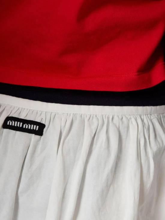  미우미우 숏 스커트 MG2425SOOO163M - MIU MIU