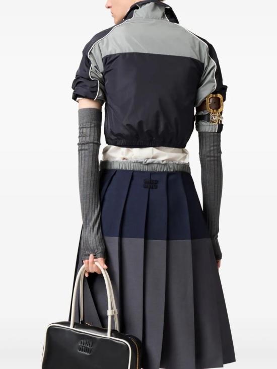  미우미우 봄버 자켓 ML1209SOOO163P midnight blue - MIU MIU