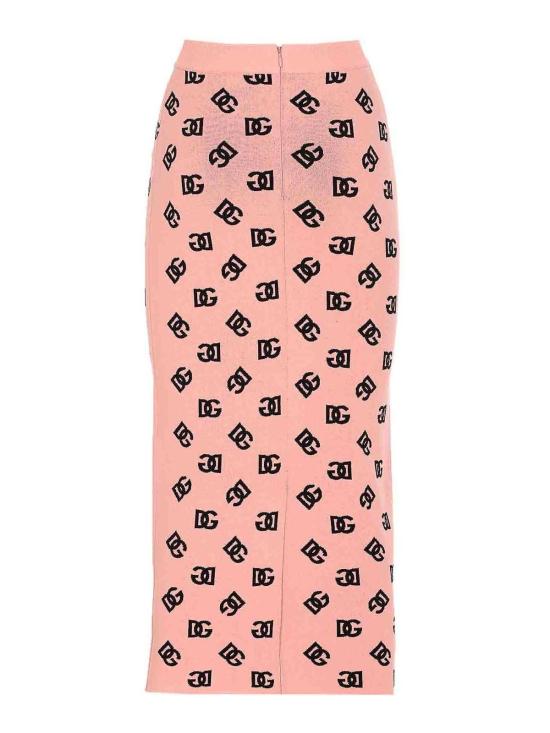  돌체앤가바나 미디 스커트 FXO02TJFMGTF0473 Nude Neutrals - DOLCE & GABBANA