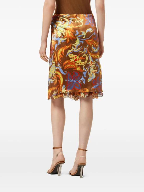  베르사체 미디 스커트 10196311A14171 - VERSACE