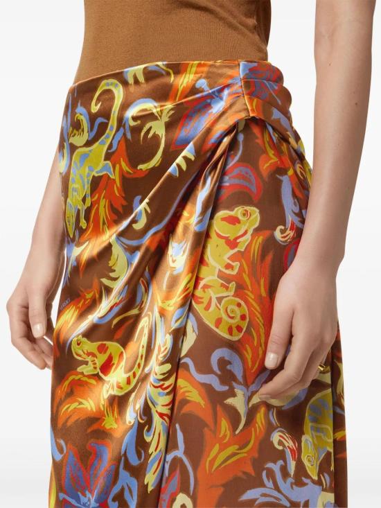  베르사체 미디 스커트 10196311A14171 - VERSACE