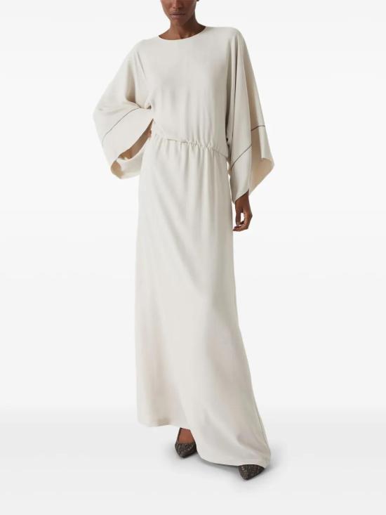  브루넬로 쿠치넬리 롱 원피스 MA954A5224C2350 white - BRUNELLO CUCINELLI