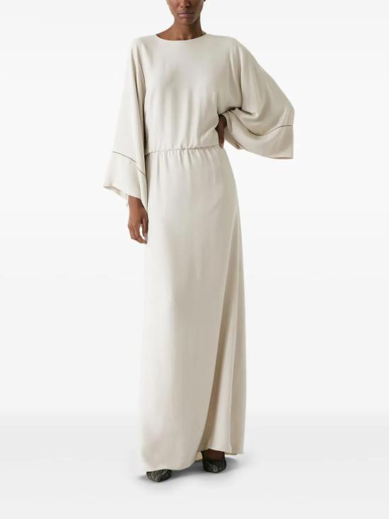  브루넬로 쿠치넬리 롱 원피스 MA954A5224C2350 white - BRUNELLO CUCINELLI