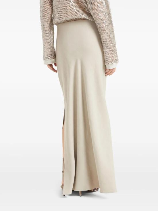  브루넬로 쿠치넬리 미디 스커트 MH126G3396C3095 - BRUNELLO CUCINELLI