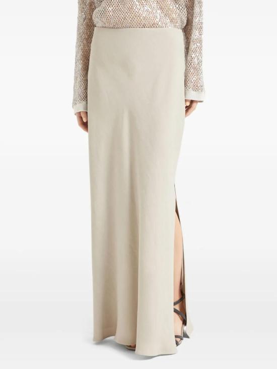  브루넬로 쿠치넬리 미디 스커트 MH126G3396C3095 - BRUNELLO CUCINELLI