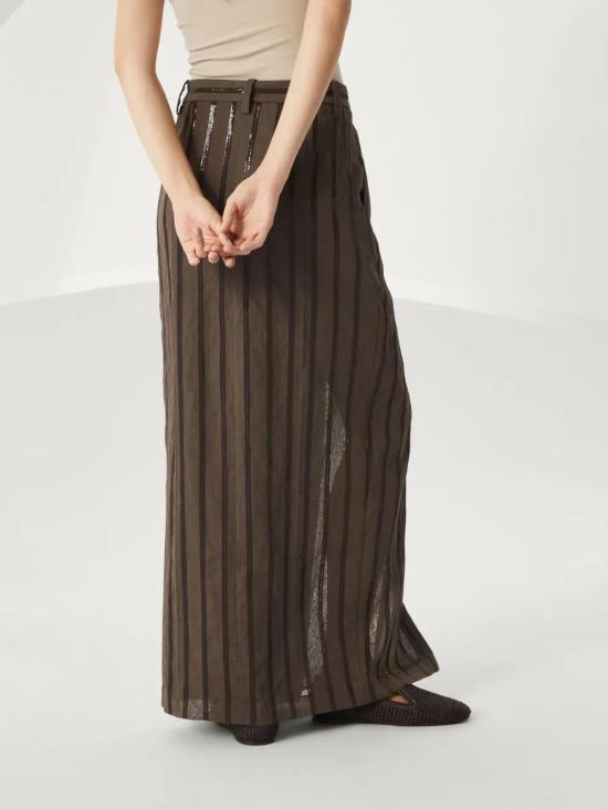  브루넬로 쿠치넬리 미디 스커트 MH911G3786C8705 - BRUNELLO CUCINELLI