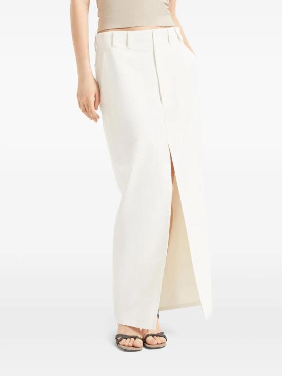  브루넬로 쿠치넬리 미디 스커트 MH534G3829C9002 - BRUNELLO CUCINELLI